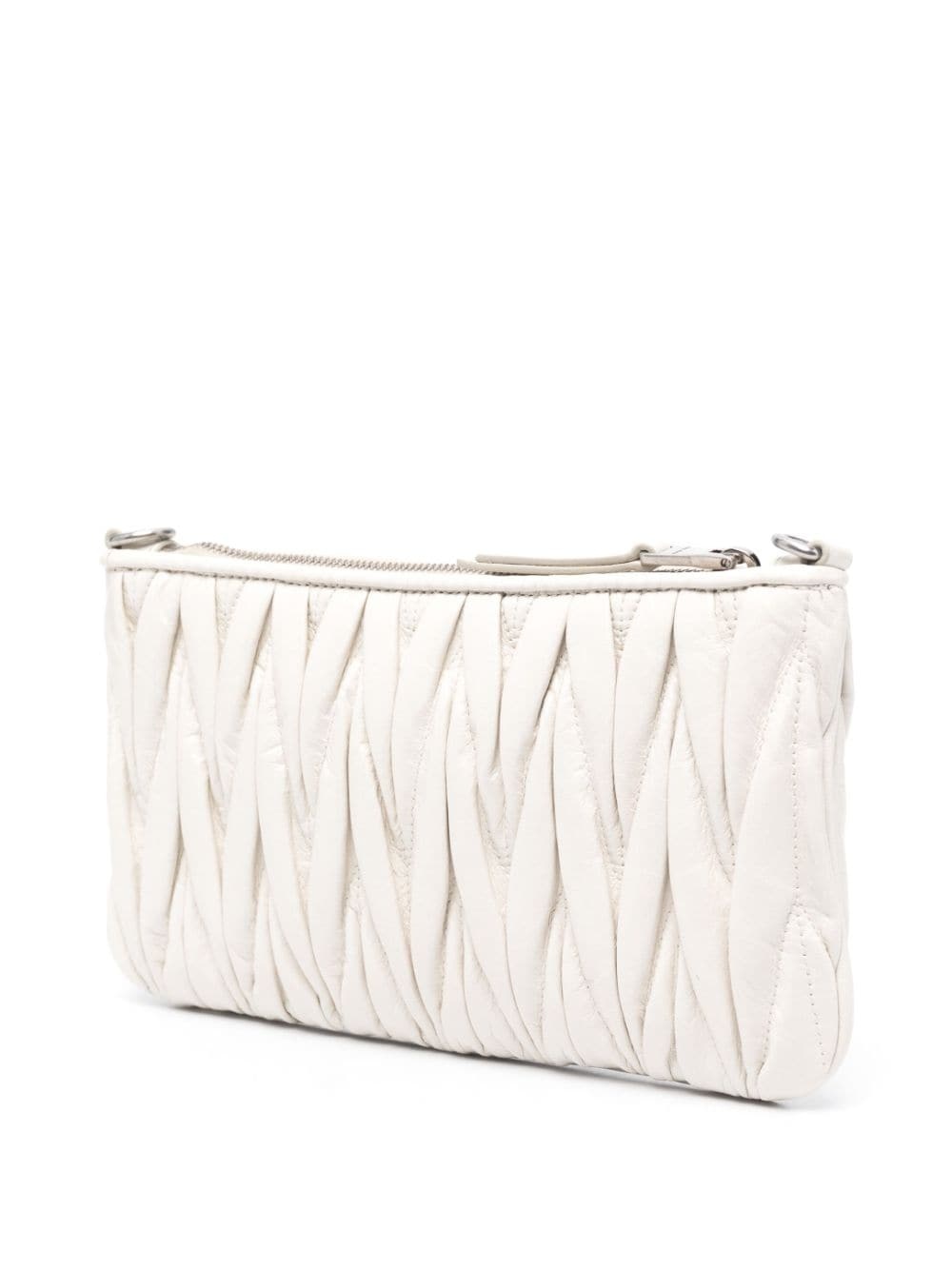 quilted matelassÃ© clutch bag - 4