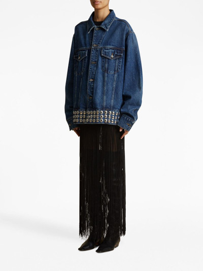 KHAITE The Grizzo denim jacket outlook