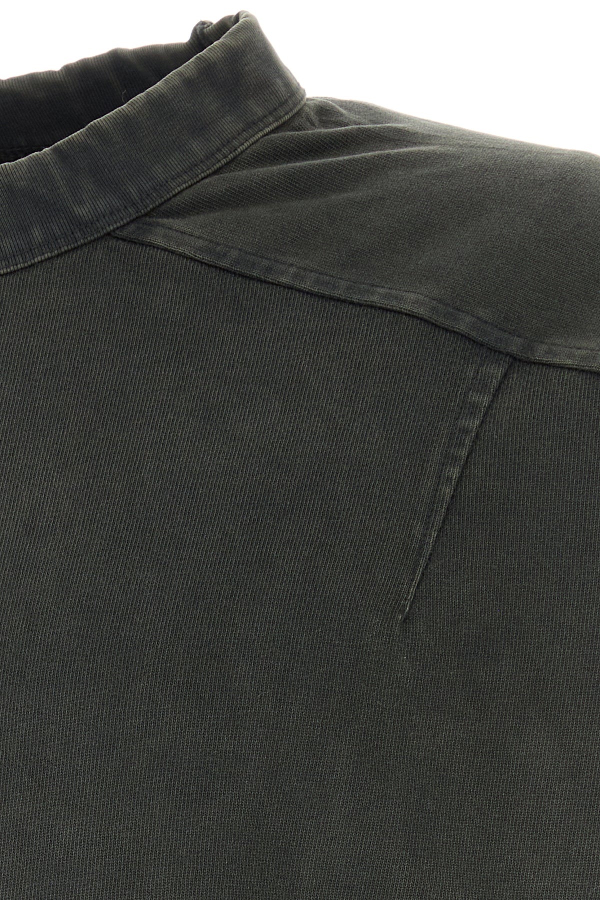 Graphite cotton oversize t-shirt - 3