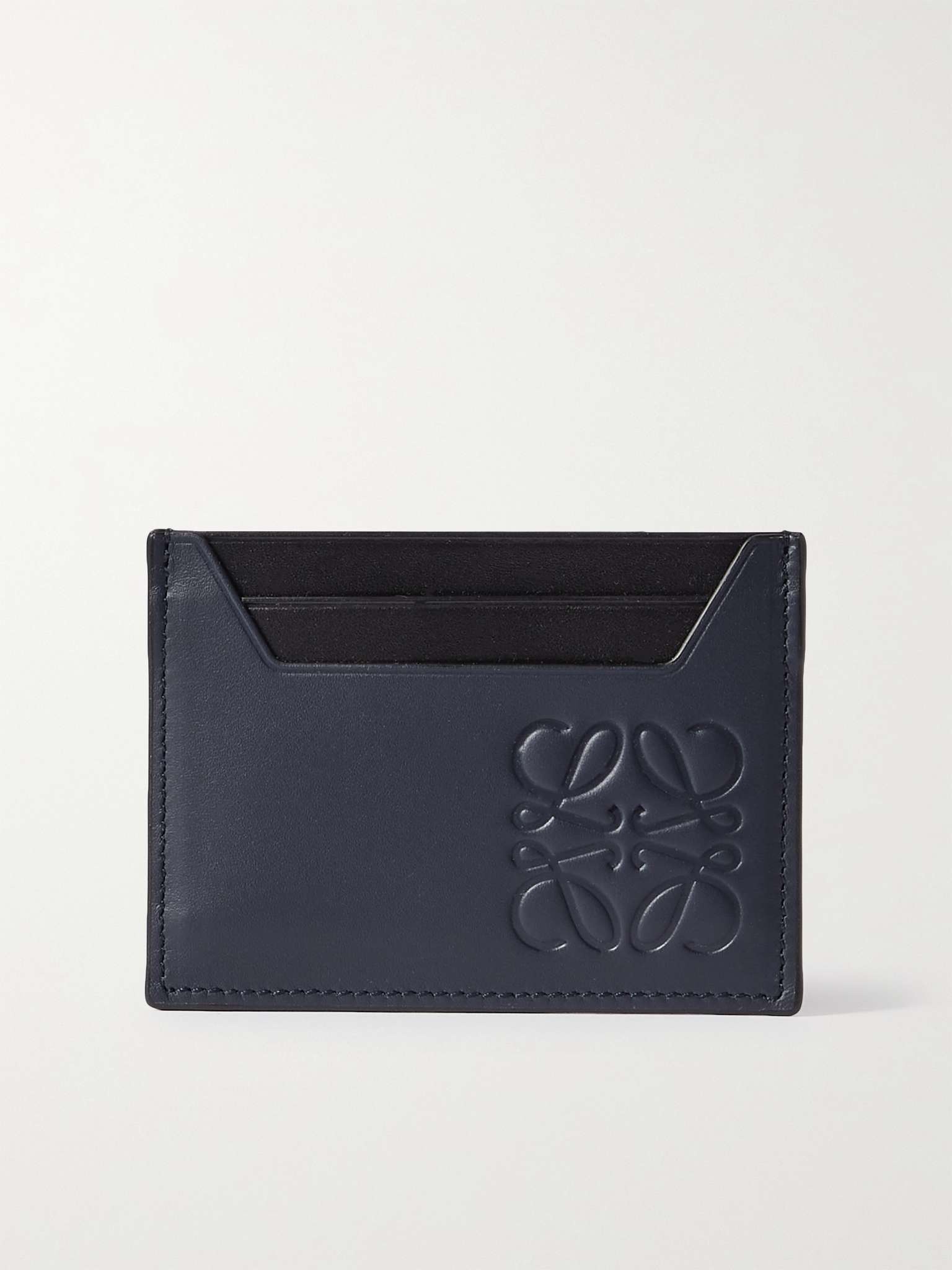 Logo-Debossed Leather Cardholder - 1