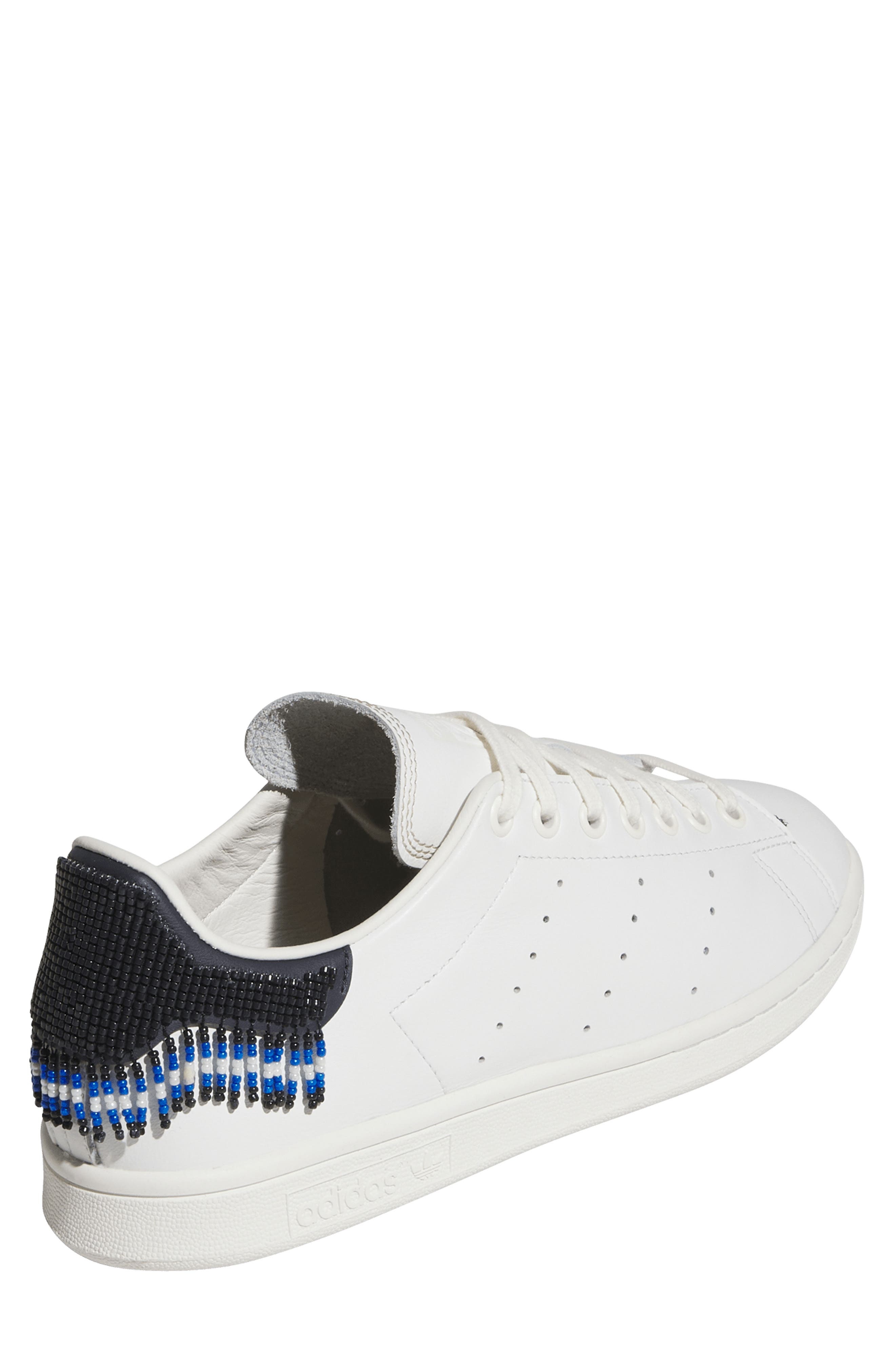 adidas x CLOT Stan Smith Low Top Sneaker in White/Navy/White at Nordstrom - 2