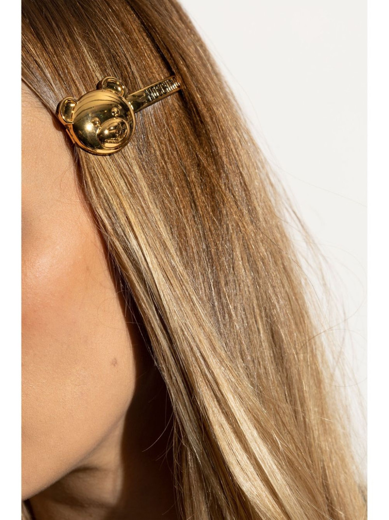Moschino Bear-motif hair clip outlook