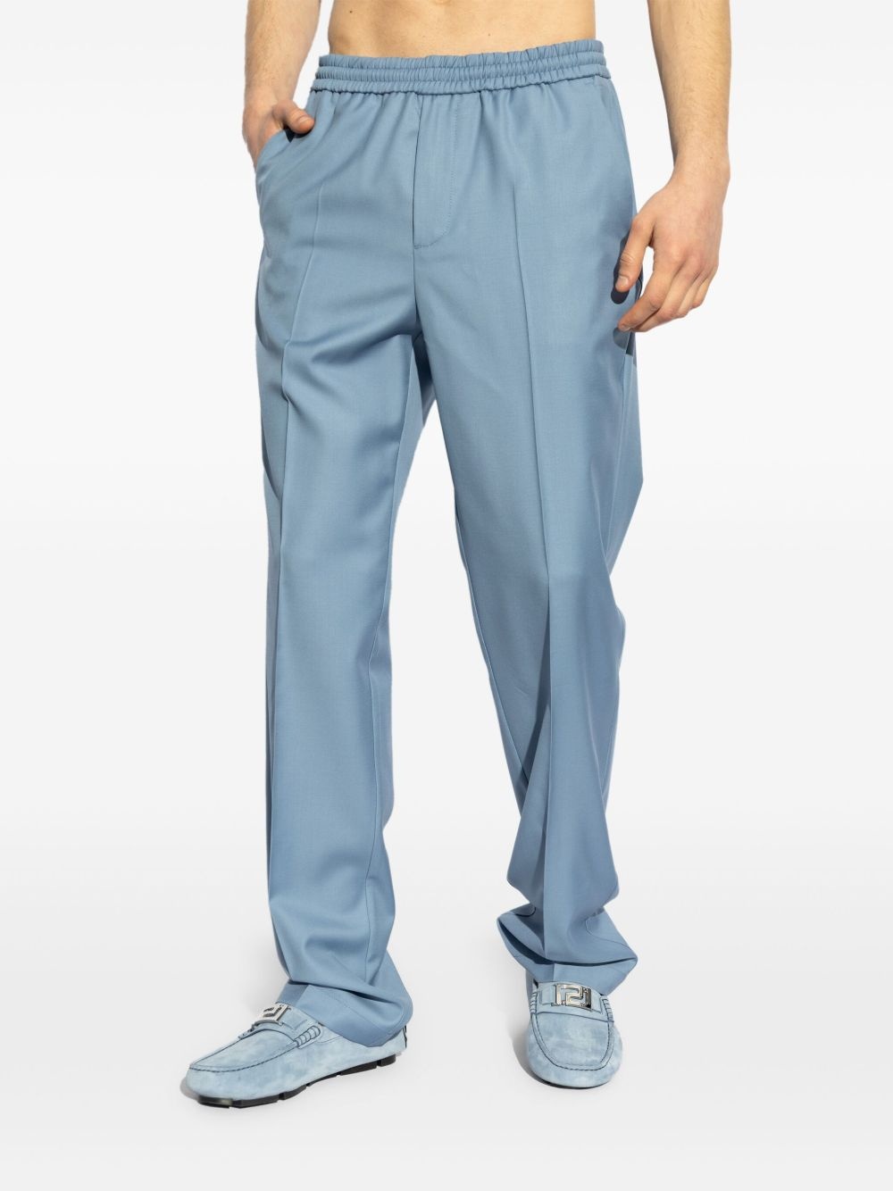 elasticated-waistband trousers - 3