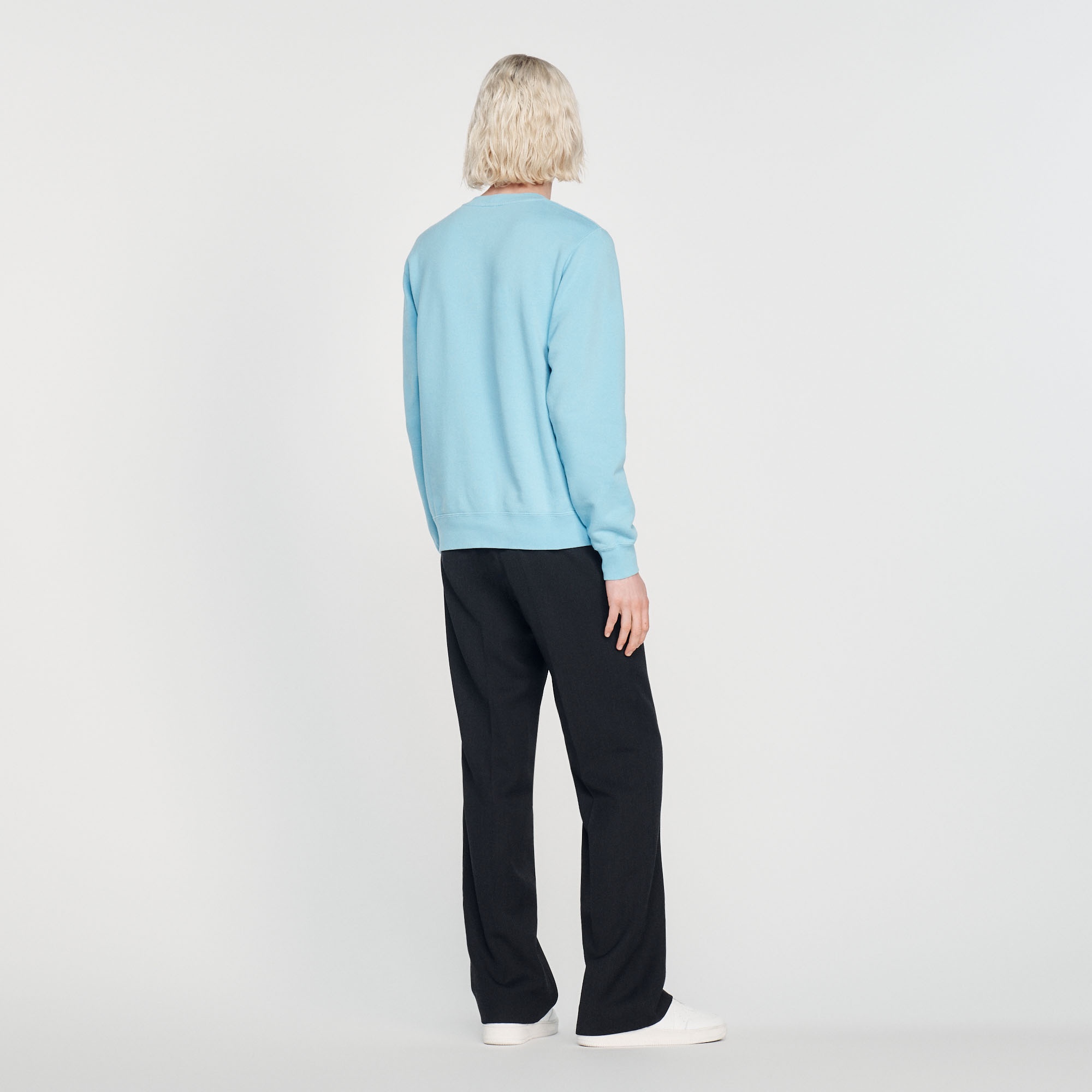Embroidered fleece sweatshirt - 6