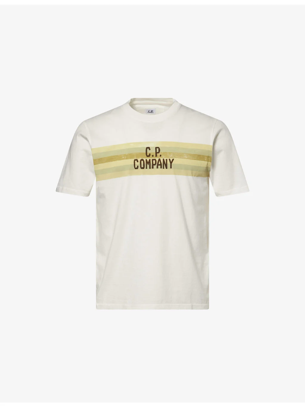 Centre Stripes Logo-Print Cotton T-Shirt - 1