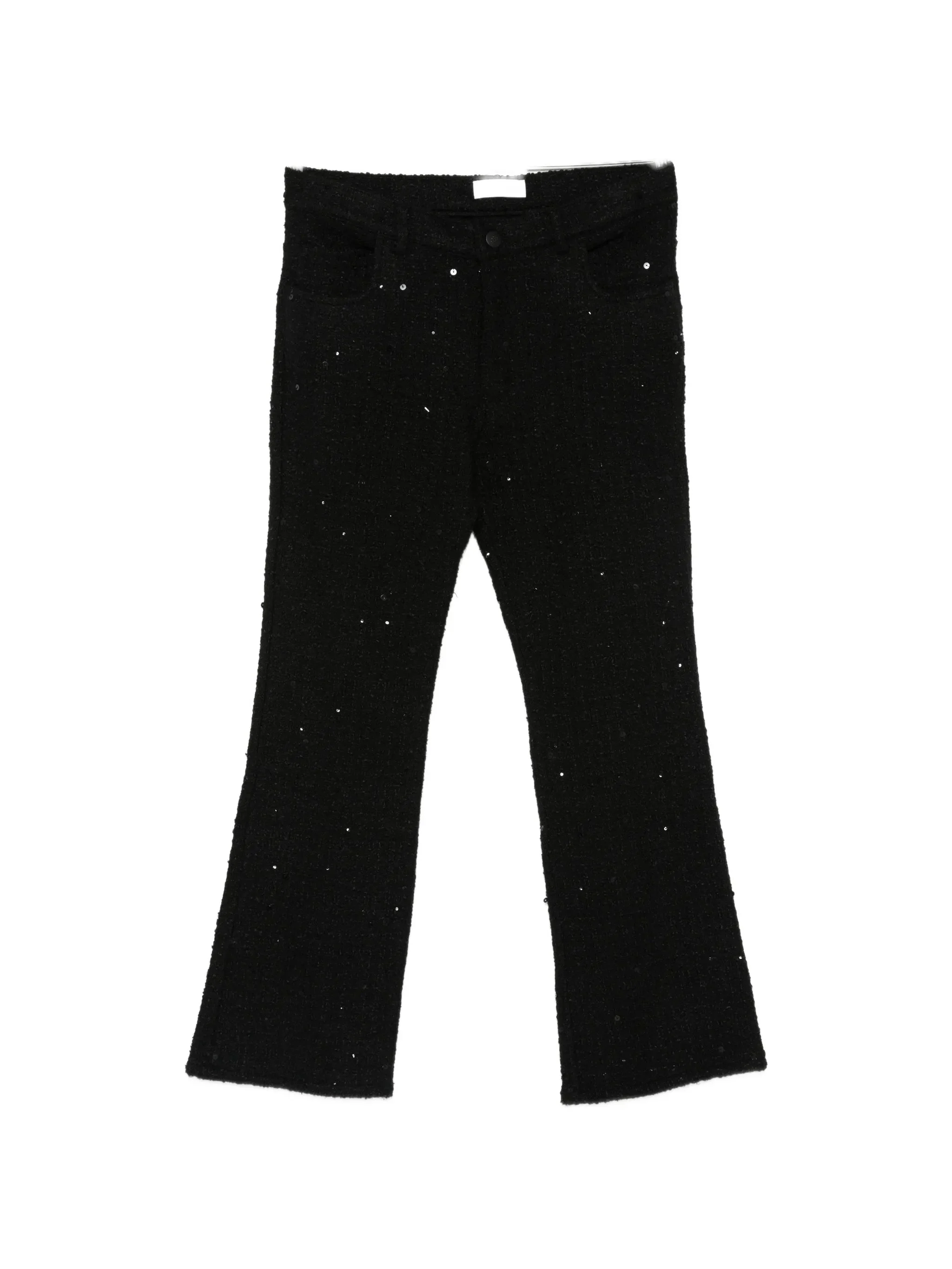 Ernest W. Baker Sequin-embellished Bouclé-knit Trousers - 1