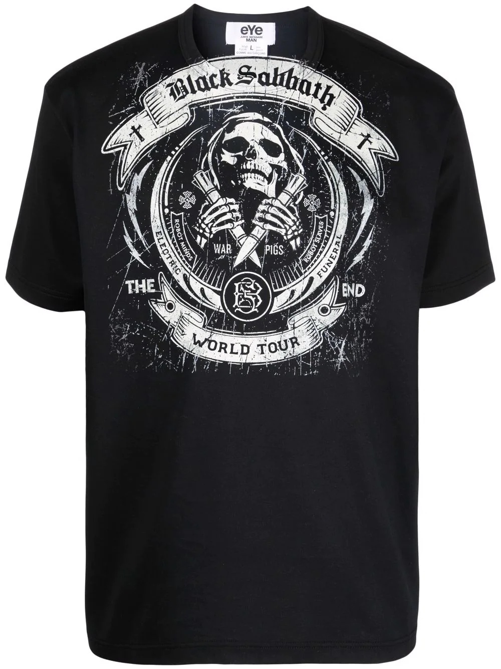 skull-print T-shirt - 1