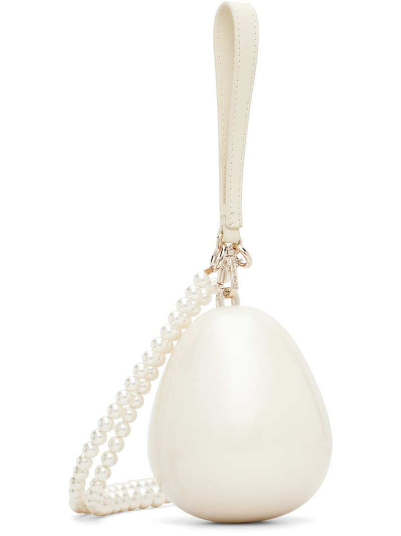 Simone Rocha Off-White Pearl Egg Bag outlook