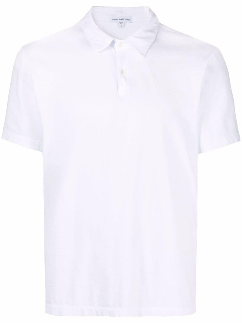 short-sleeved cotton polo shirt 1
