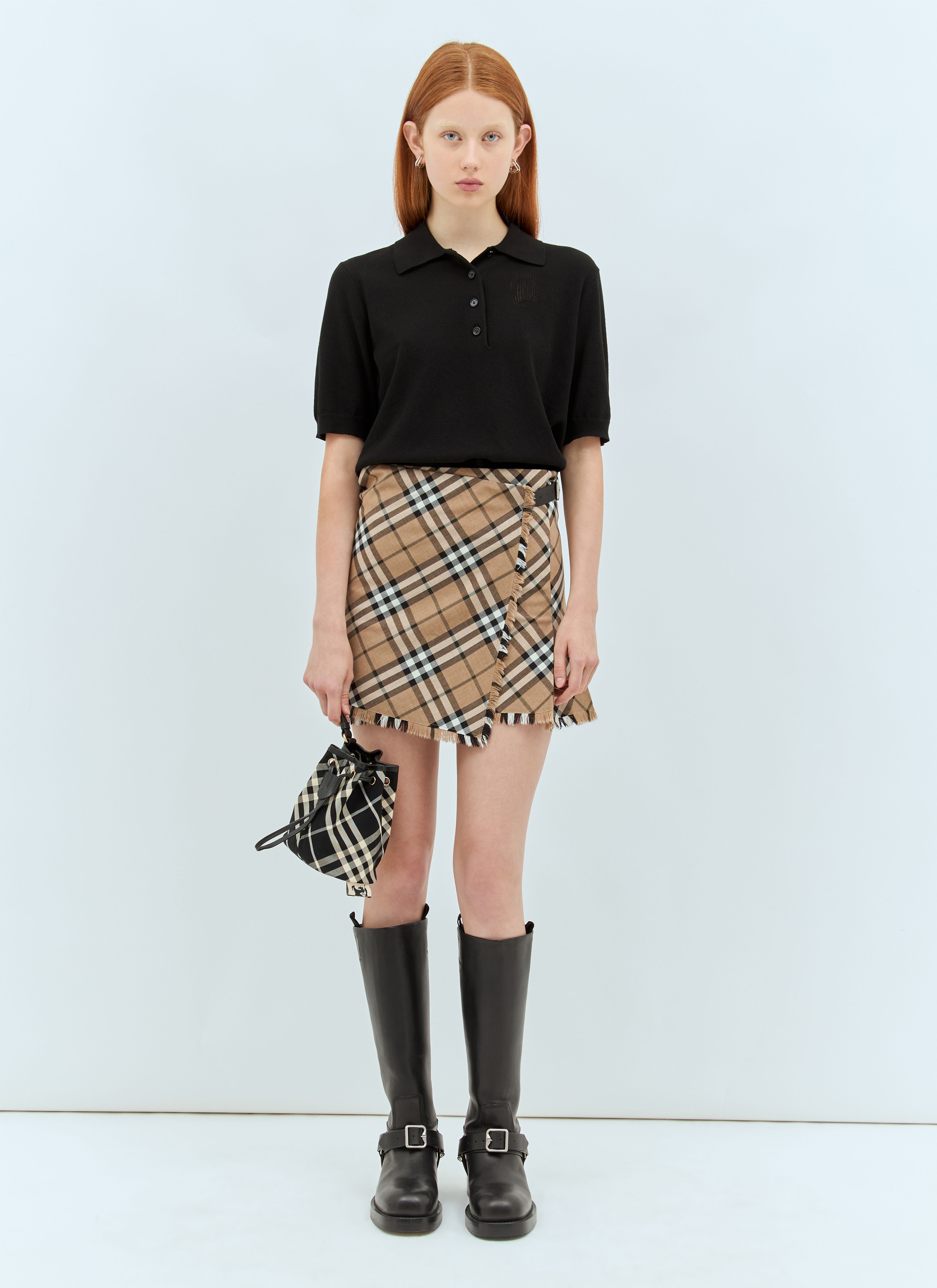 Check Mini Skirt - 2