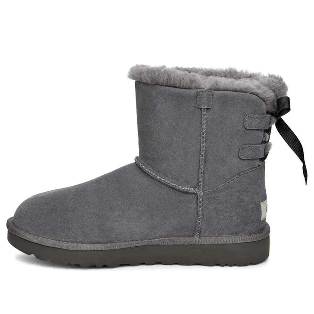 (WMNS) UGG Mini Continuity Bow 'Grey' 1110705-CHRC - 1