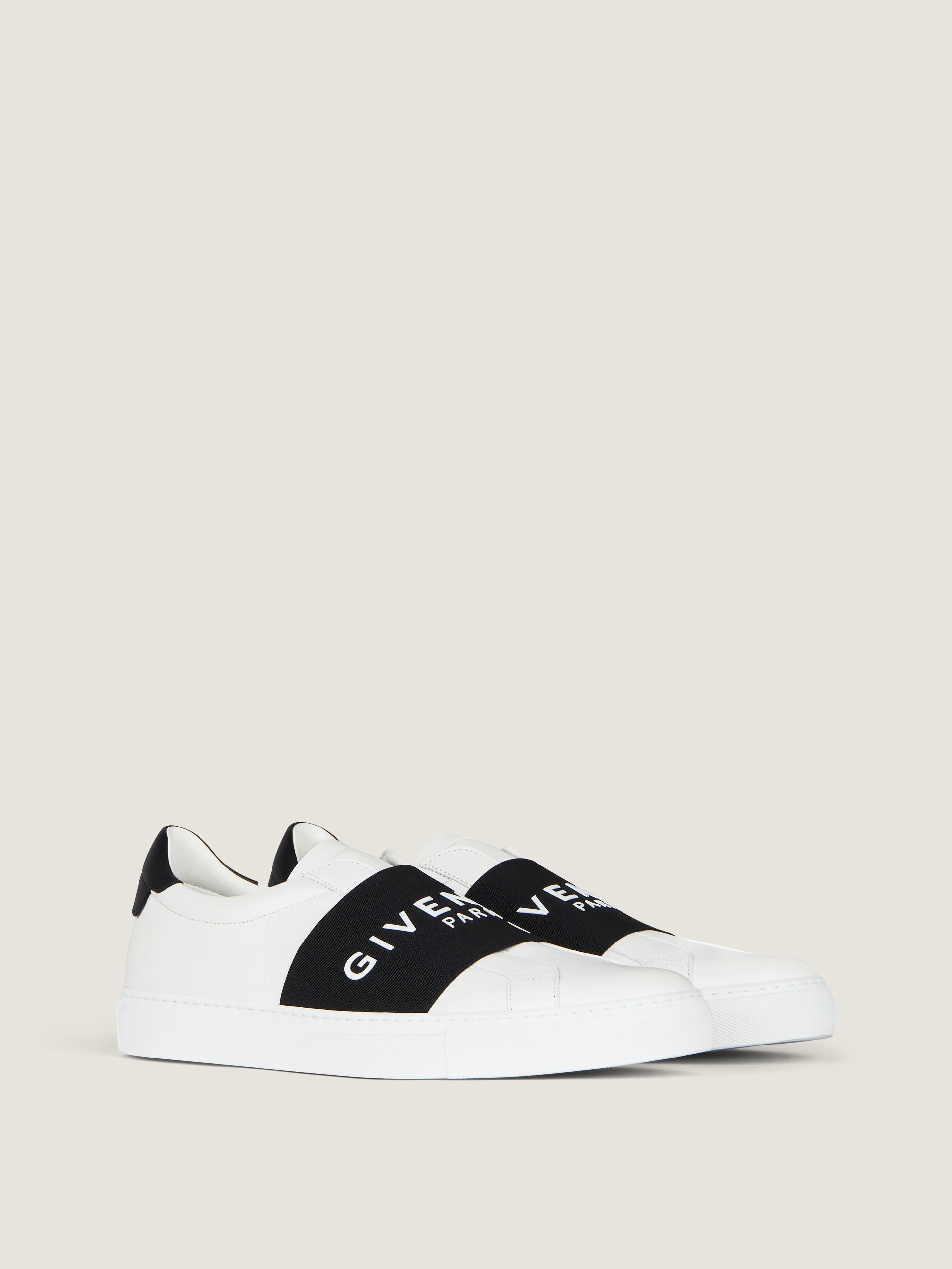 URBAN STREET SNEAKERS IN LEATHER WITH ELASTIC BAND - 1