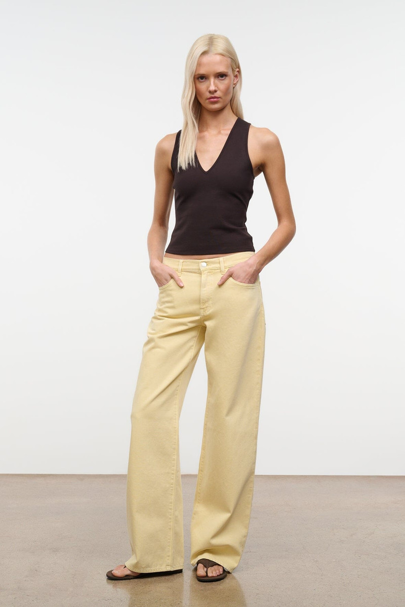STAUD GUS RELAXED JEAN BUTTER 1