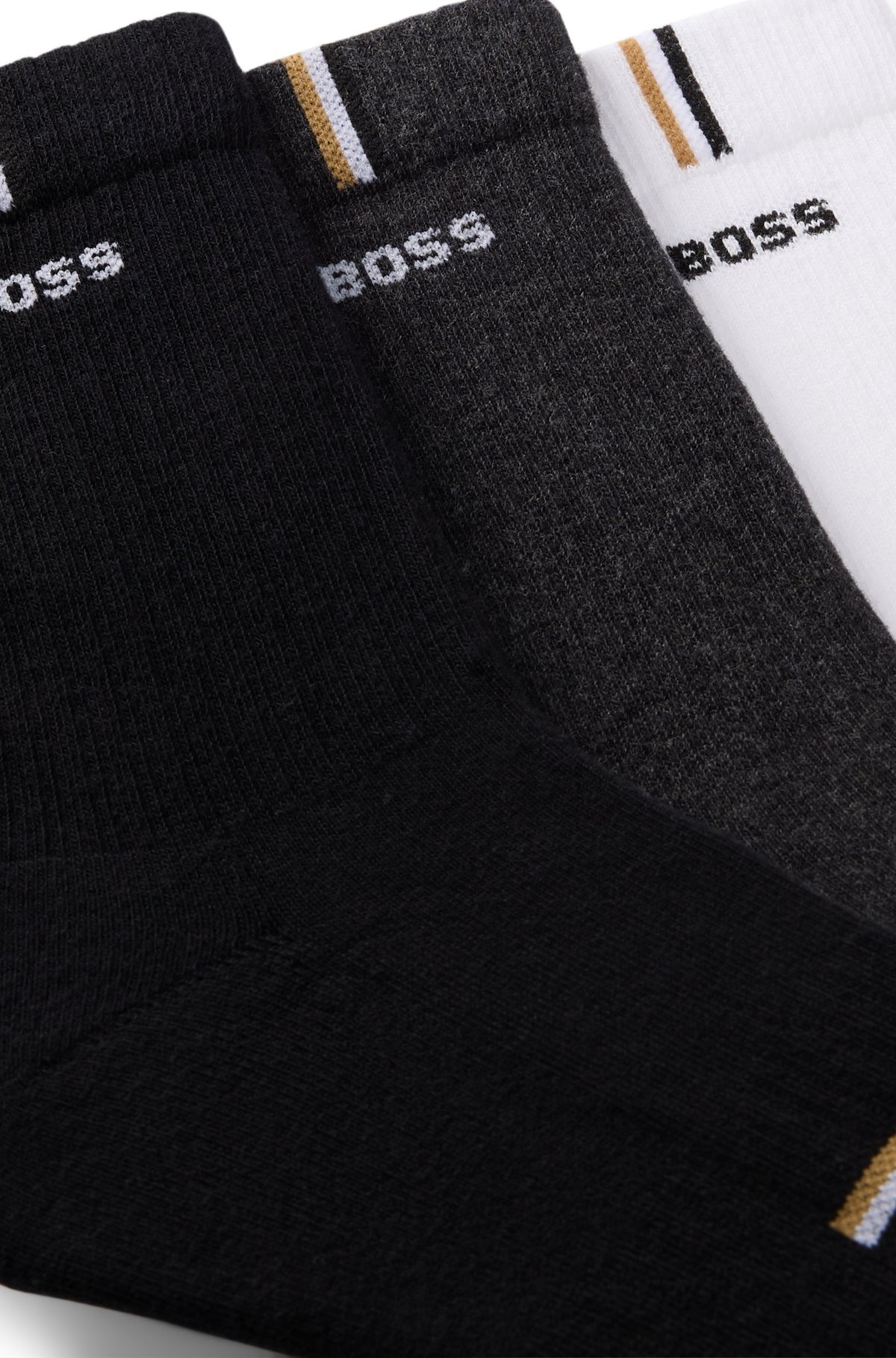 THREE-PACK OF SHORT SOCKS WITH LOGOS - 2