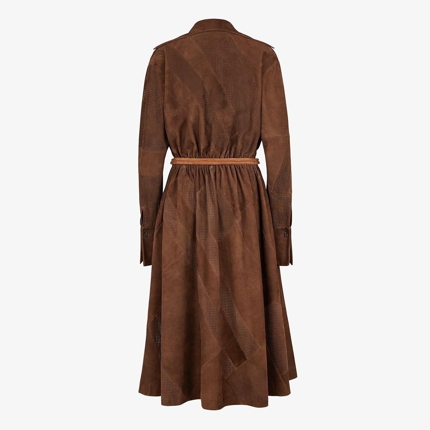 Brown suede dress - 2