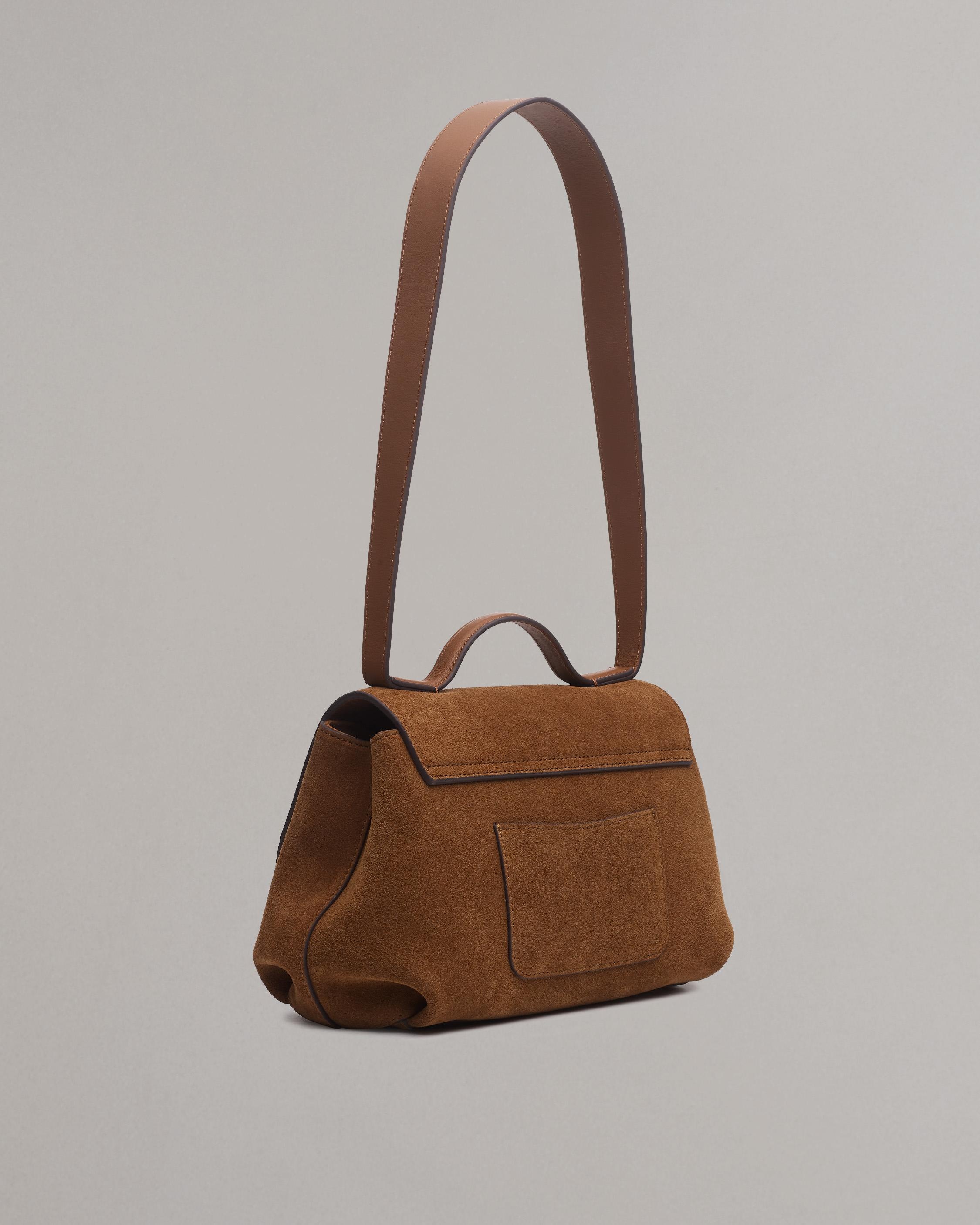 Realm Suede Top Handle Bag - 2