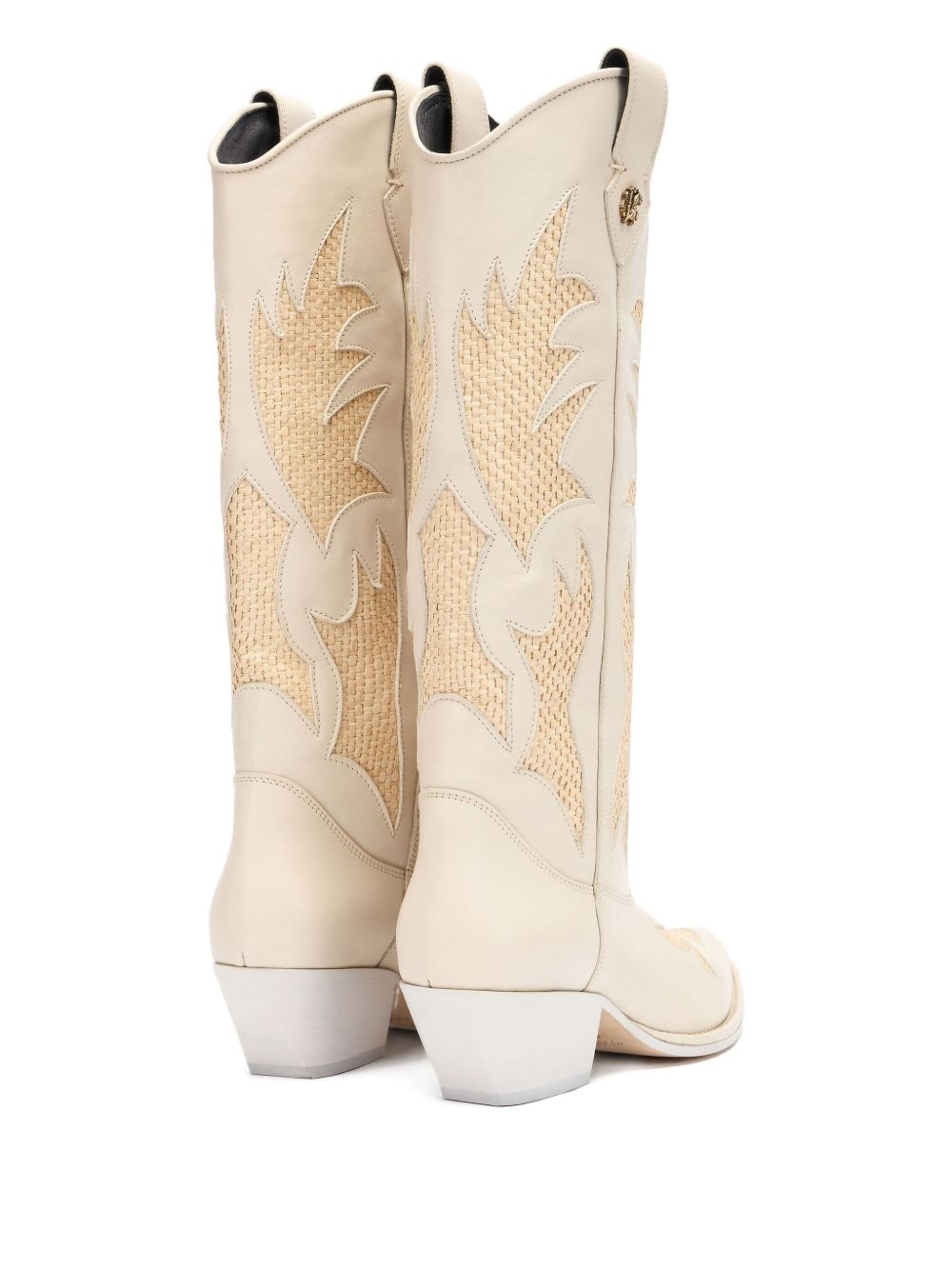 Western-inspired embroidered boots - 3