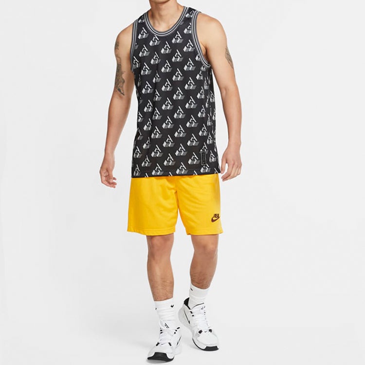 Nike Giannis Monogram Vest Asia Sizing 'Black White' CK6223-010 - 5