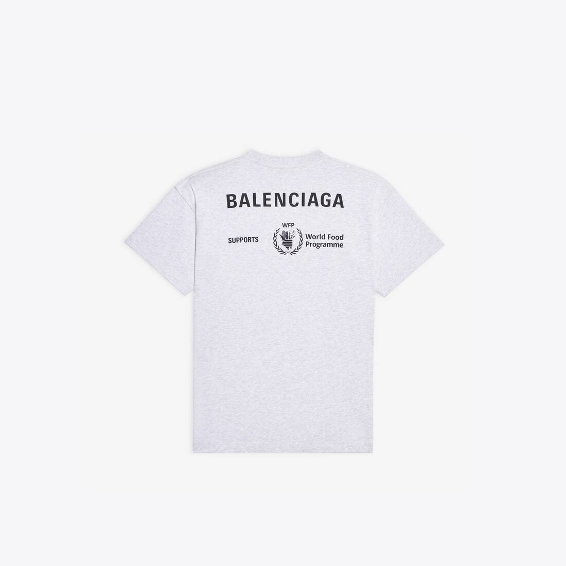BALENCIAGA Women's Wfp Medium Fit T-shirt in Grey/black