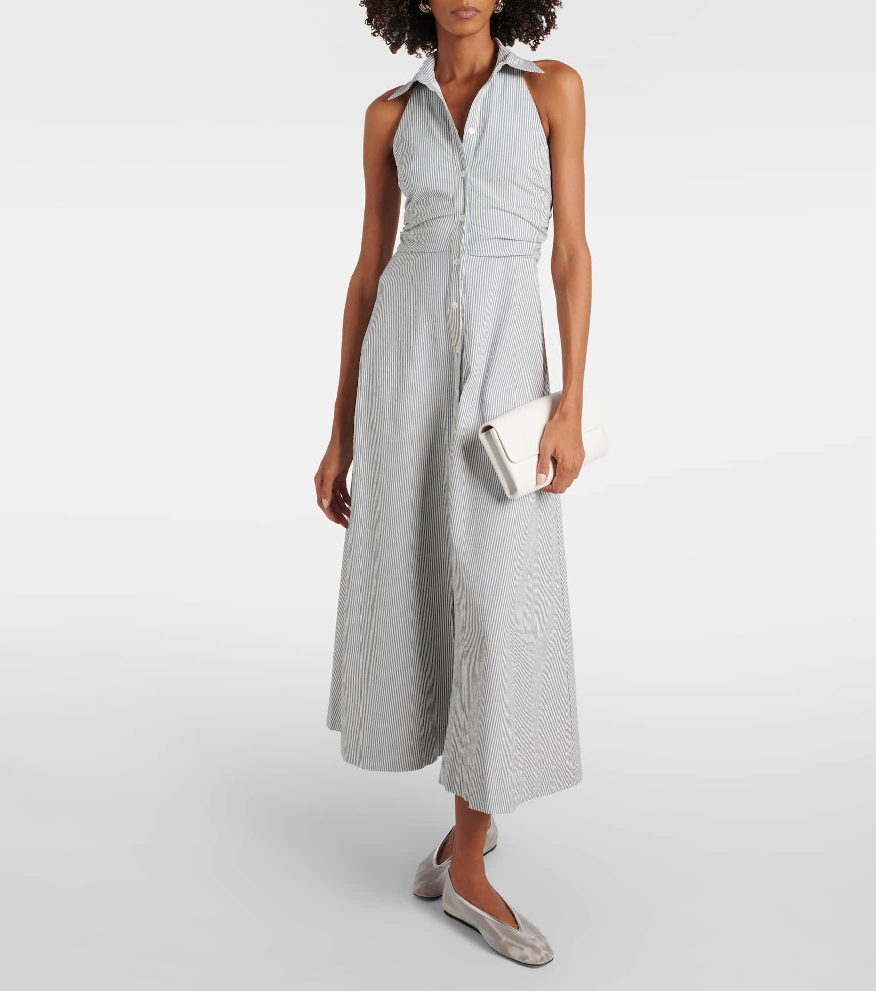 Mackey striped cotton maxi dress - 2