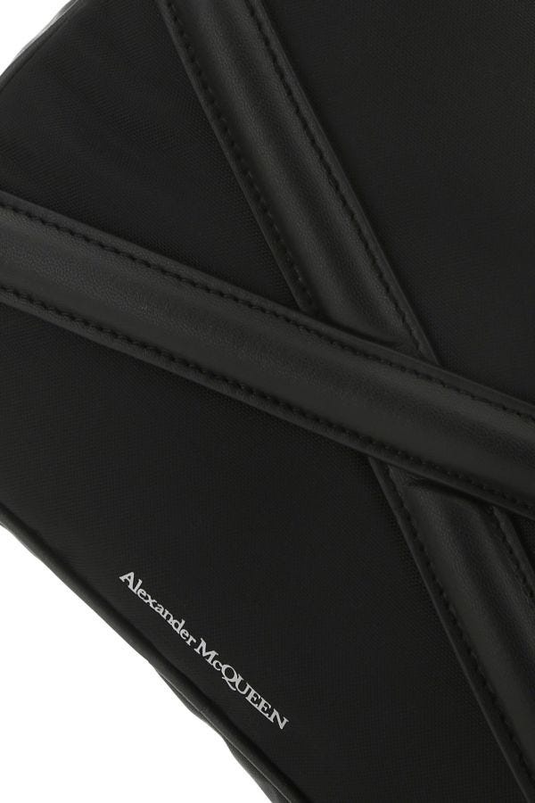 Black nylon Harness crossbody bag - 4
