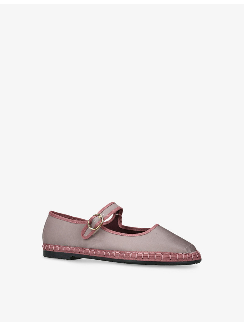 Sula Silk Mary Jane Flats 3