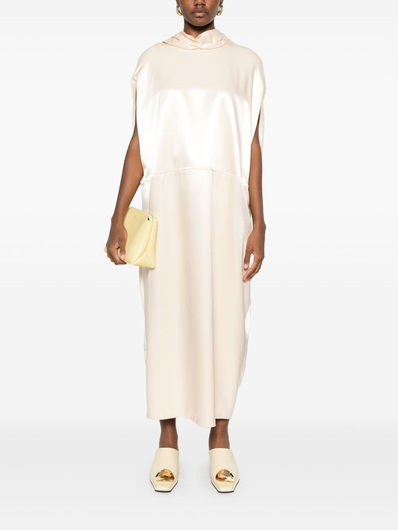 Jil Sander satin maxi dress outlook