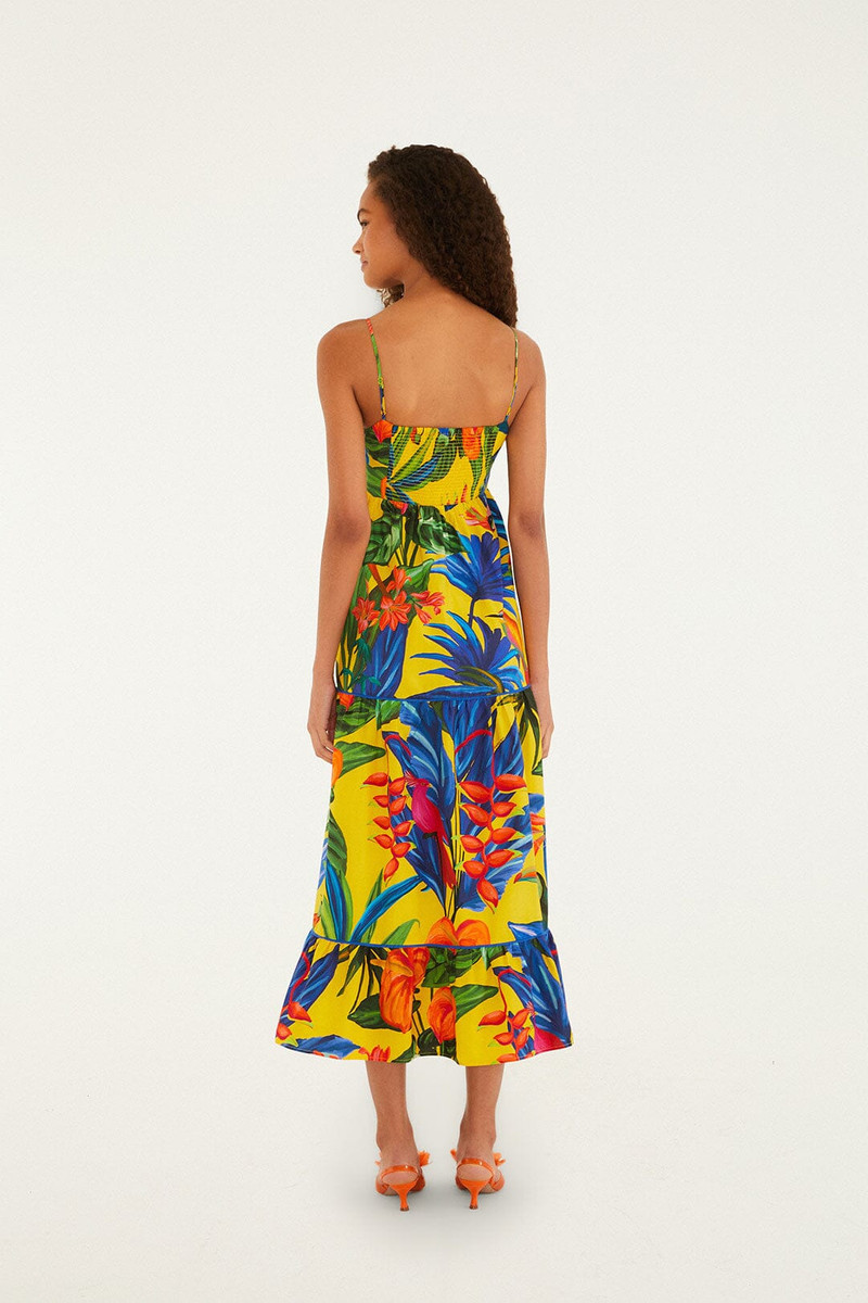 Bright Nature Yellow Maxi Dress 3