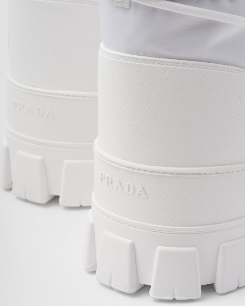 Re-Nylon gabardine après ski booties 6