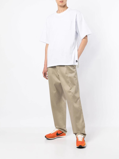 sacai crew-neck T-shirt outlook