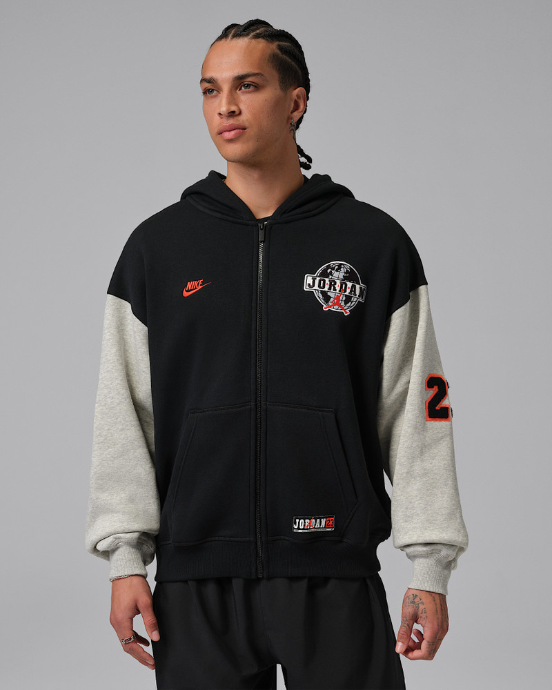 Jordan Brooklyn Men's Oversized Full-Zip Hoodie 1