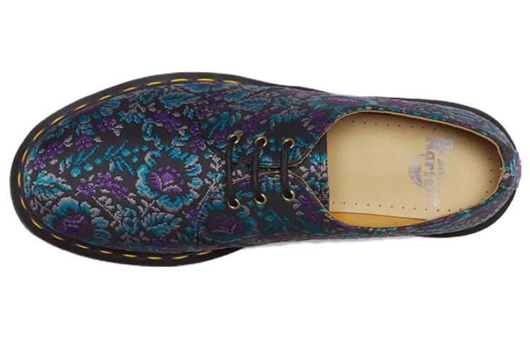 Dr. Martens 1461 Floral Jacquard Oxord Shoes 'Black Purple' 31135548 - 3