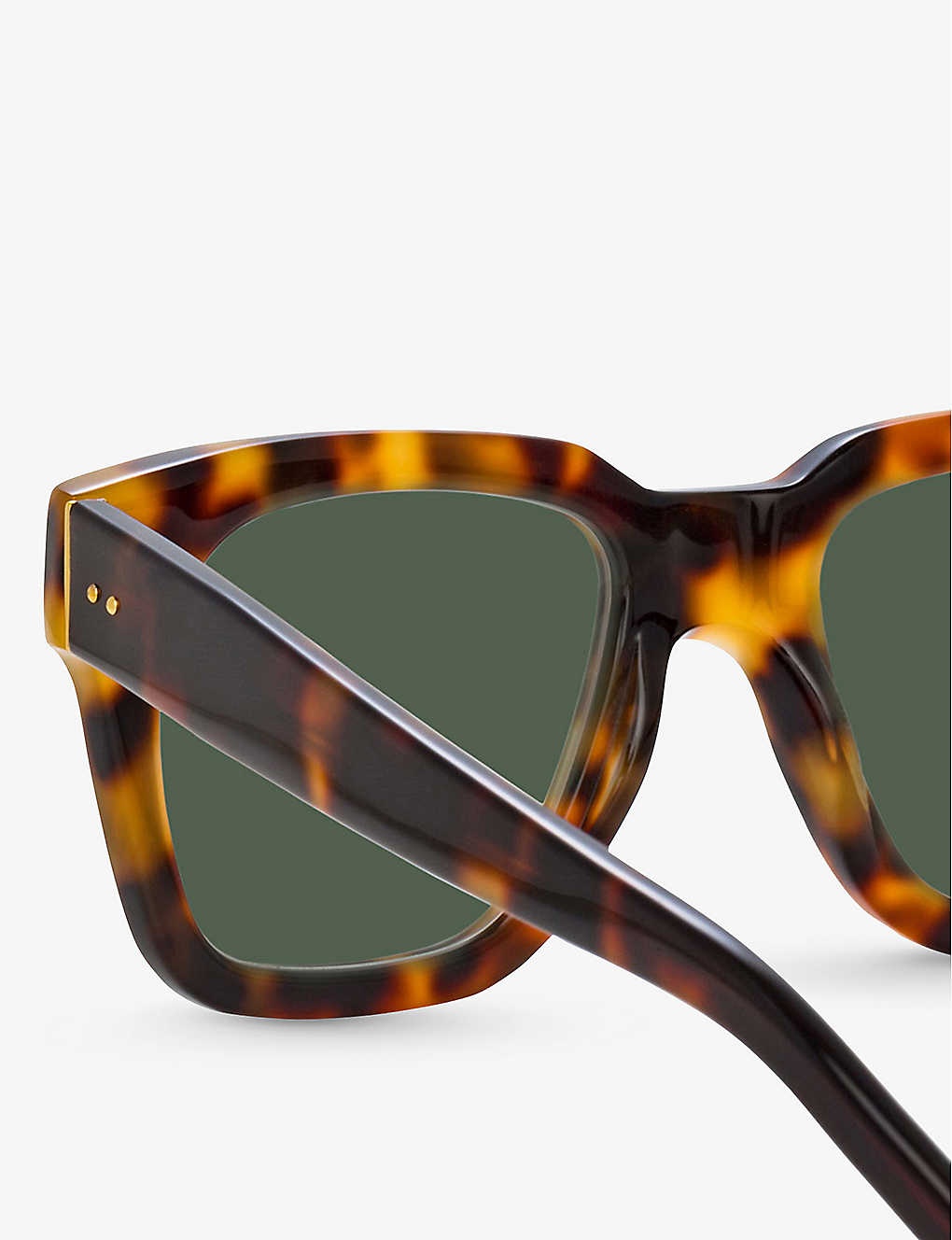Max C95 square-frame acetate and 22ct gold-plated titanium sunglasses - 2