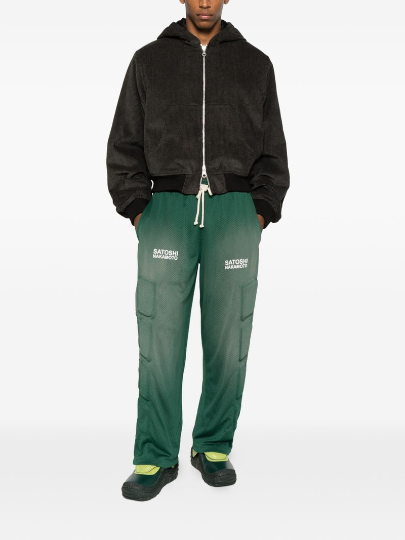 SATOSHI NAKAMOTO logo-detail track pants outlook
