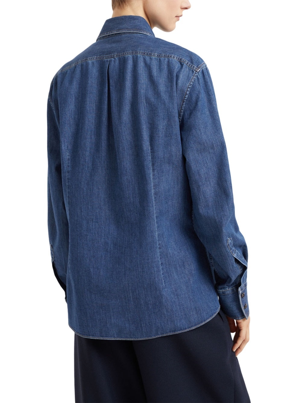 Denim shirt with Monili detail - 4