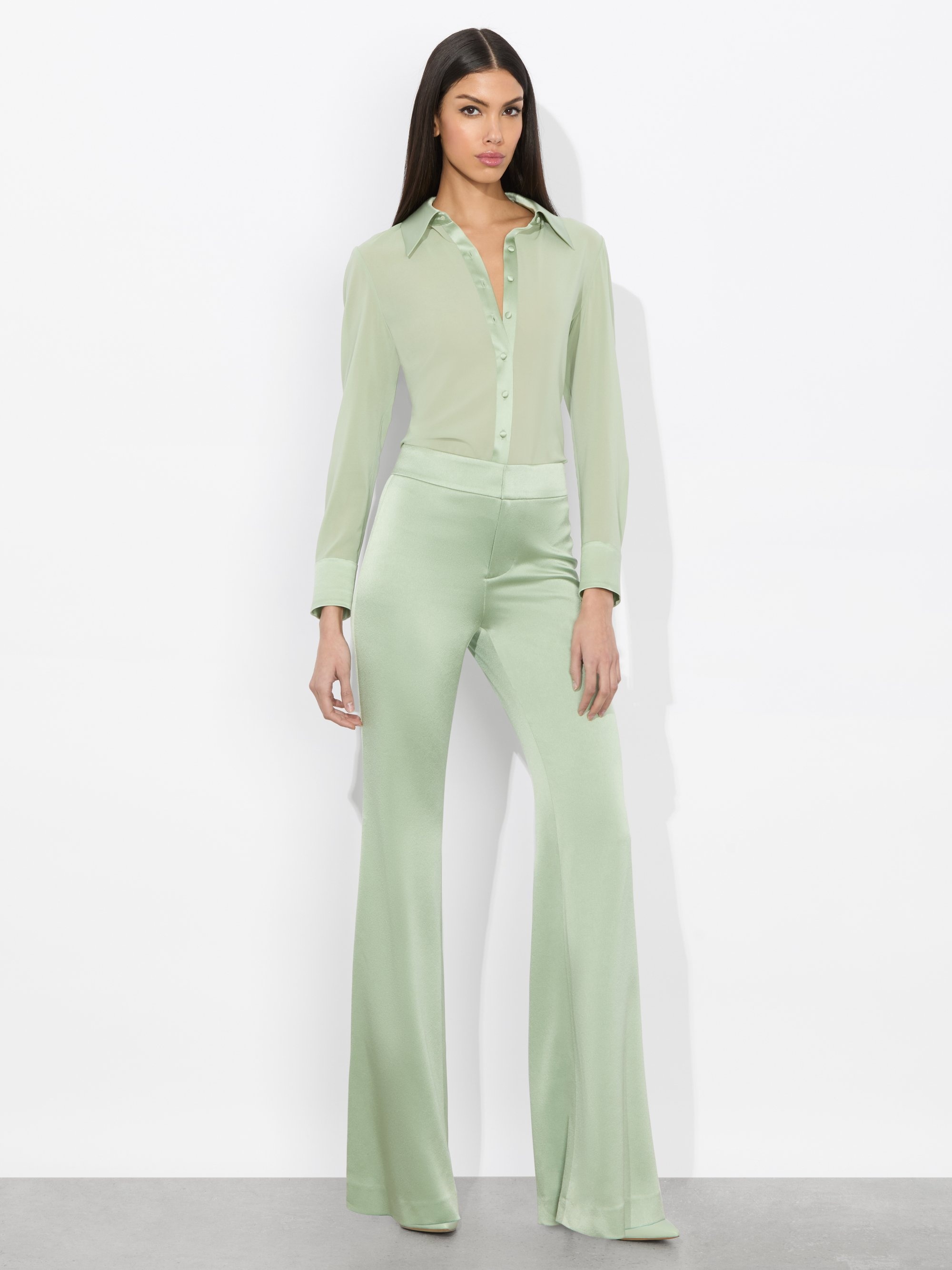 WILLA 70S COLLAR SILK BLOUSE - 6