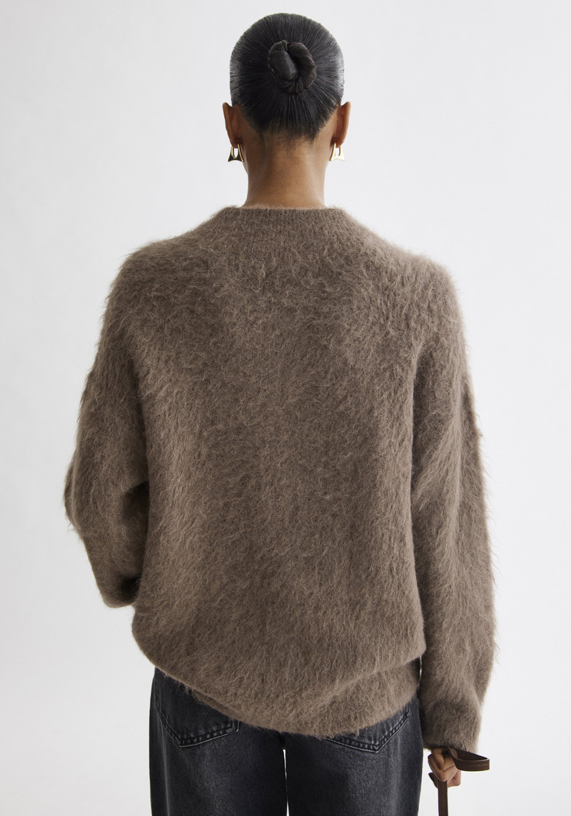 FRANK Alpaca blend V-neck sweater 5