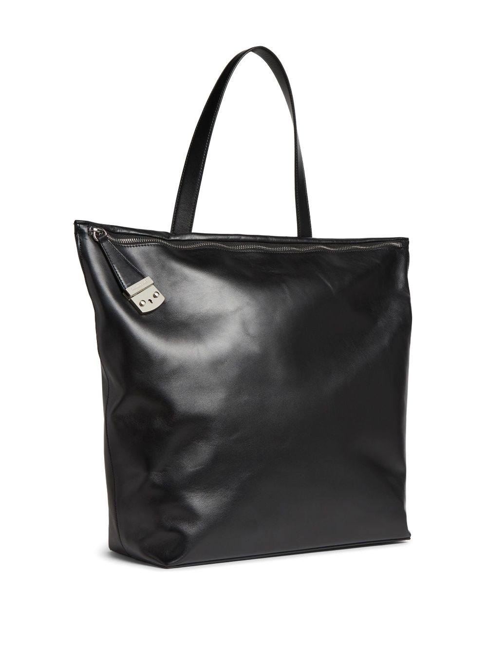 leather tote bag - 3