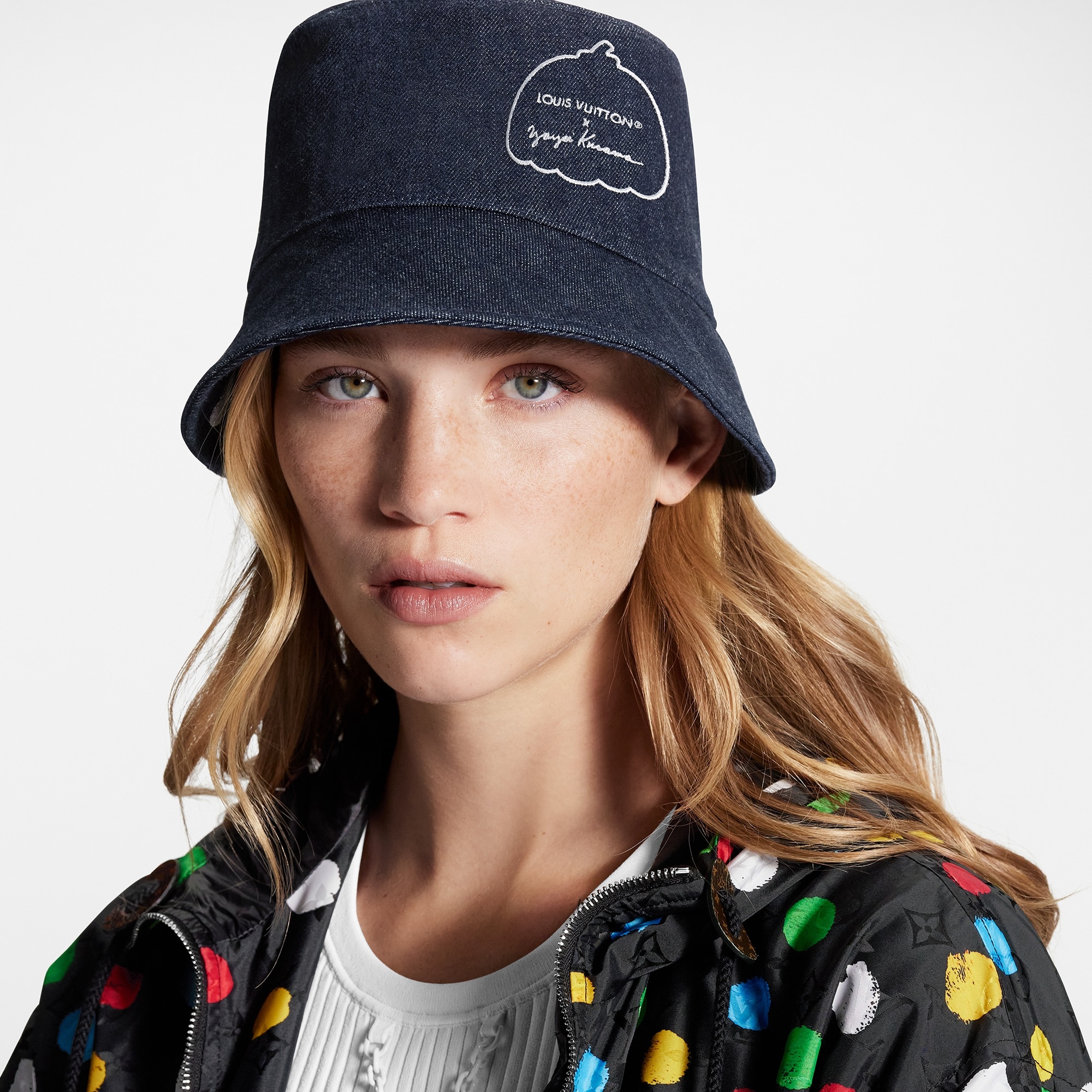 LV x YK Reversible Painted Dots Bucket Hat - 2