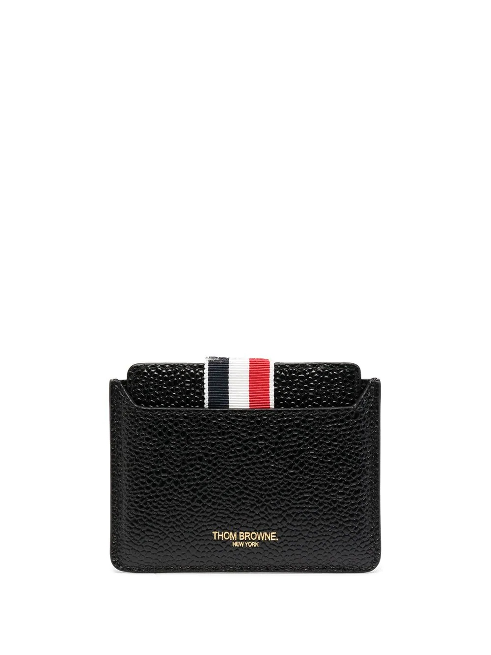 Grosgrain loop leather mirror case - 1