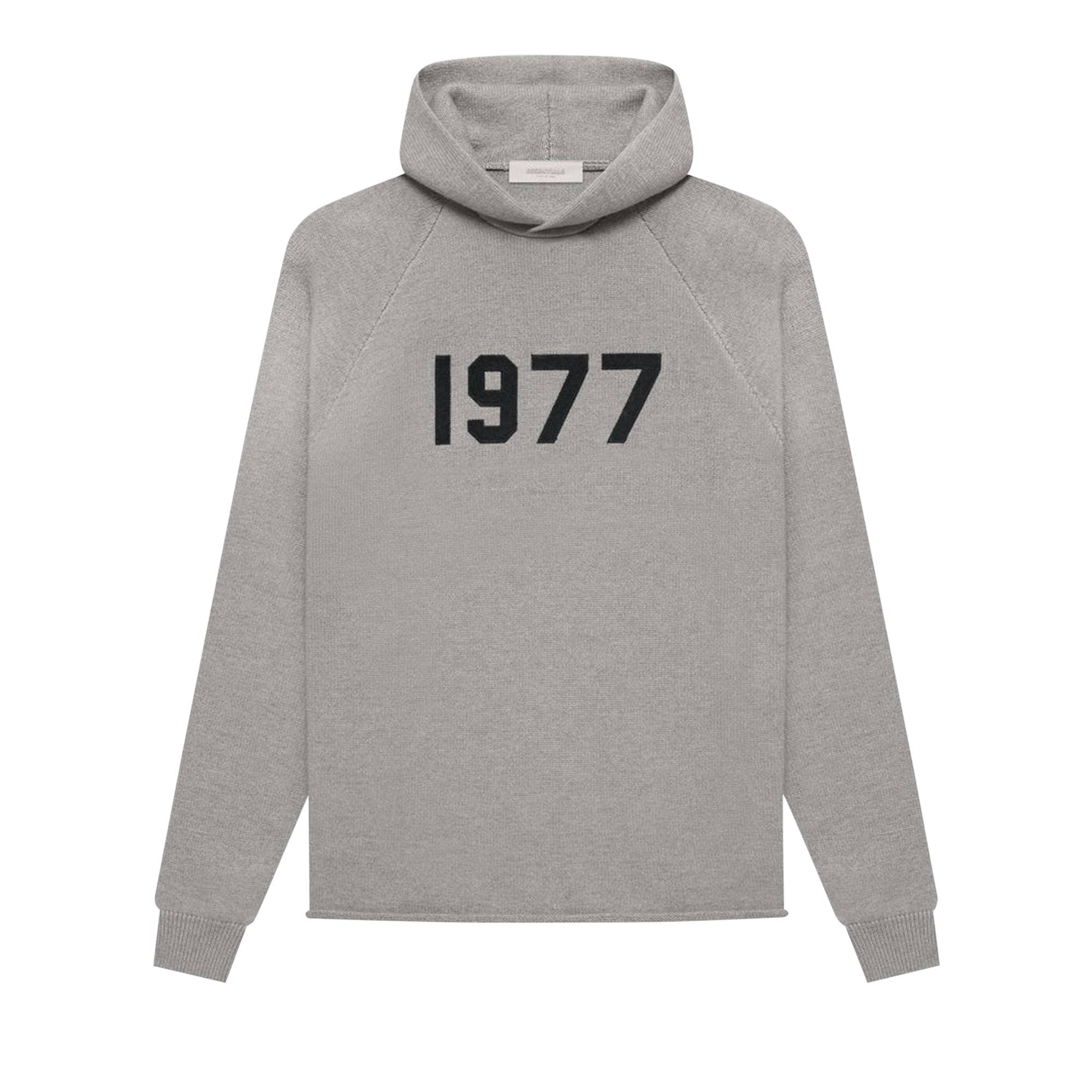 Fear of God Essentials Knit Hoodie 'Dark Oatmeal' - 1