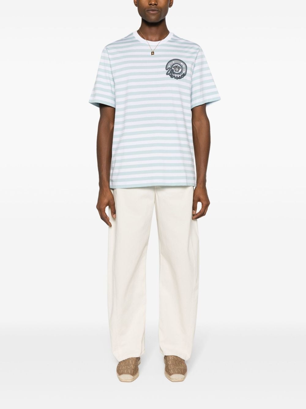 Nautical Stripe cotton T-shirt - 2