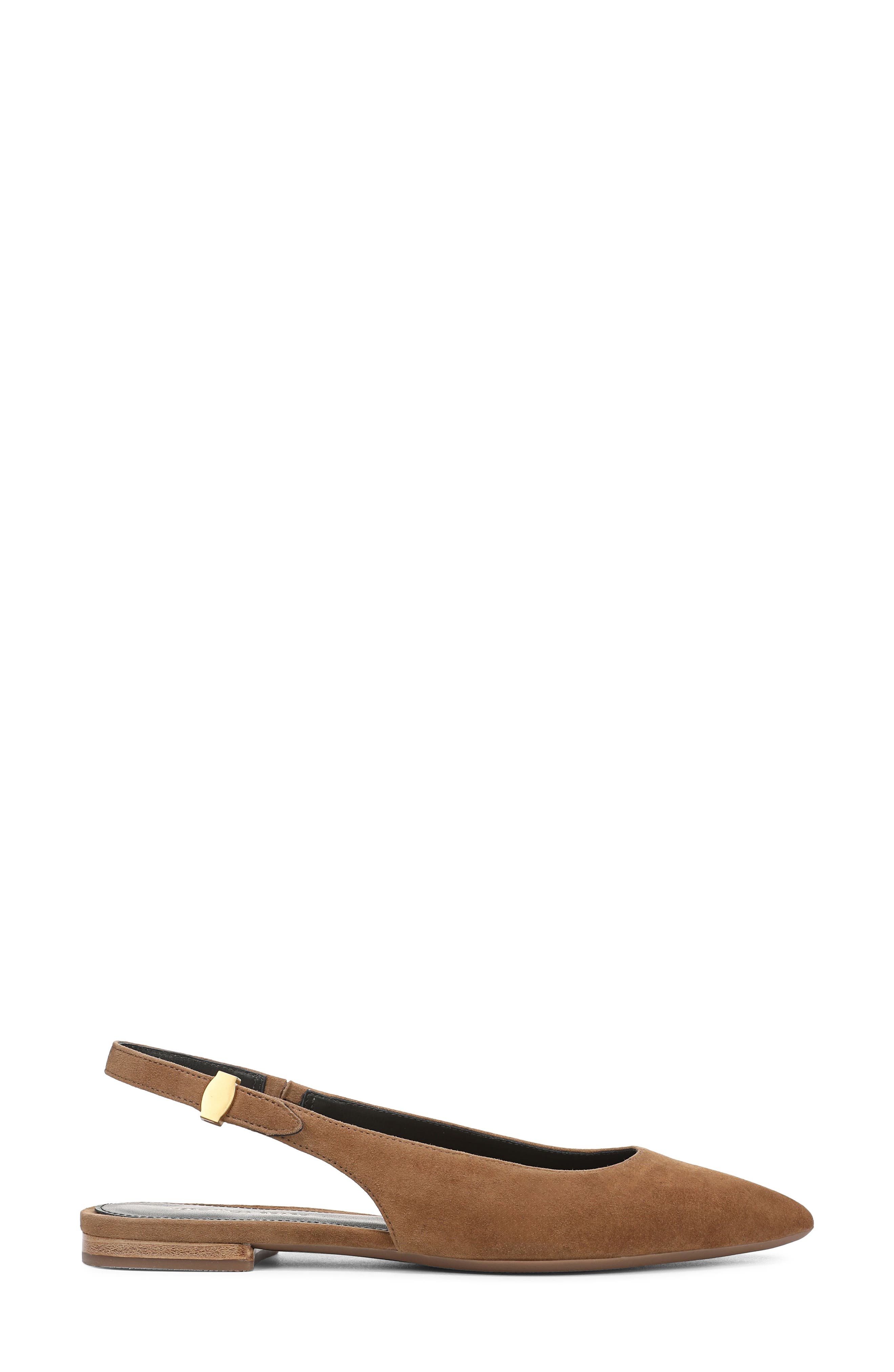Veronica Beard Shina Slingback Pointed Toe Flat in Hazelwood at Nordstrom - 3