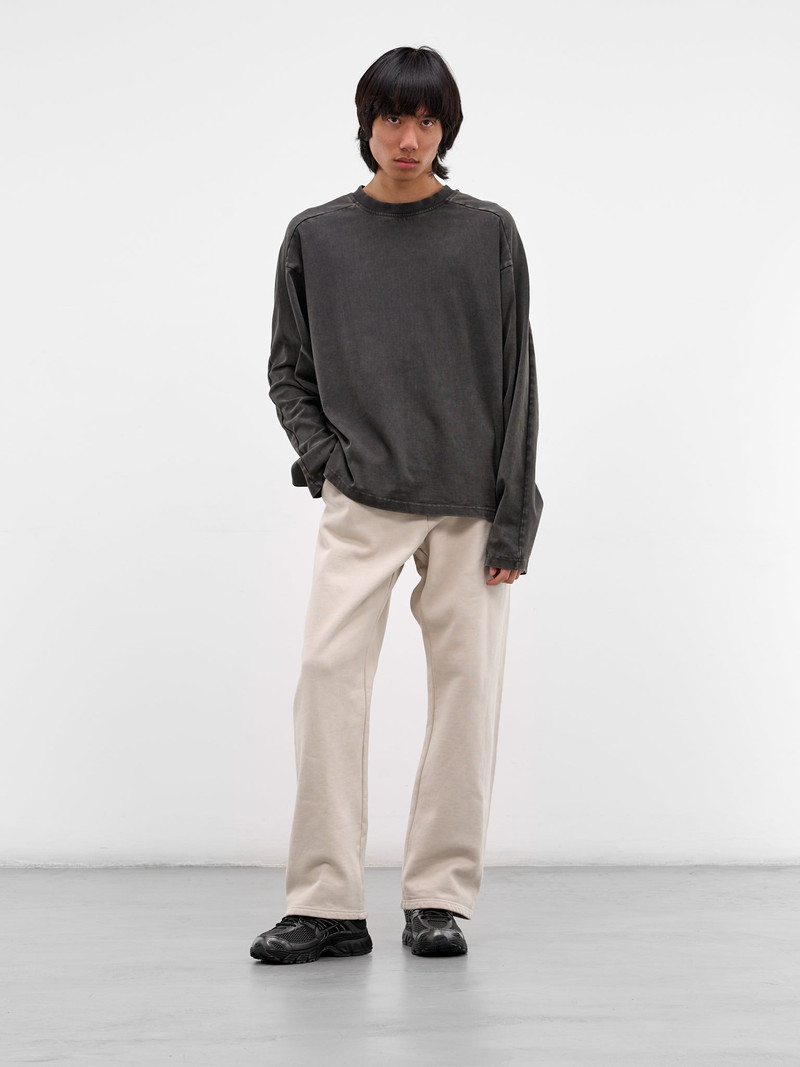 entire studios White Cotton Straight Leg Sweatpants outlook