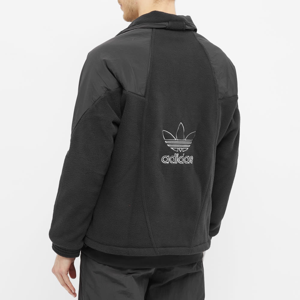 Adidas Trefoil Mix Half Zip Fleece Sweat - 7