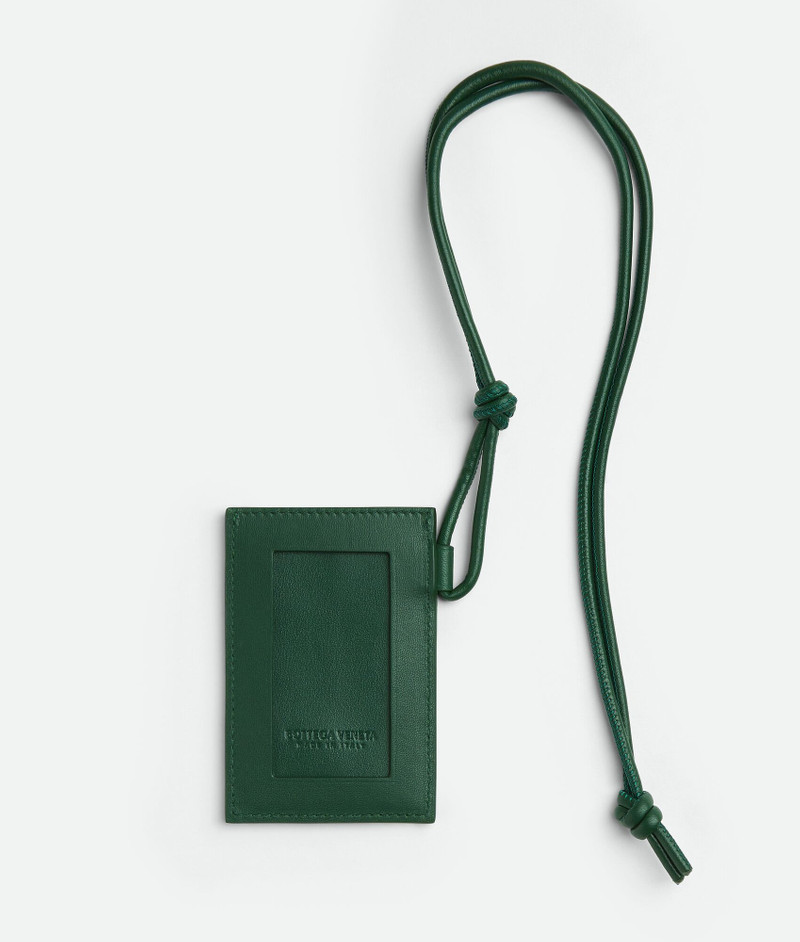 Bottega Veneta card case on strap outlook