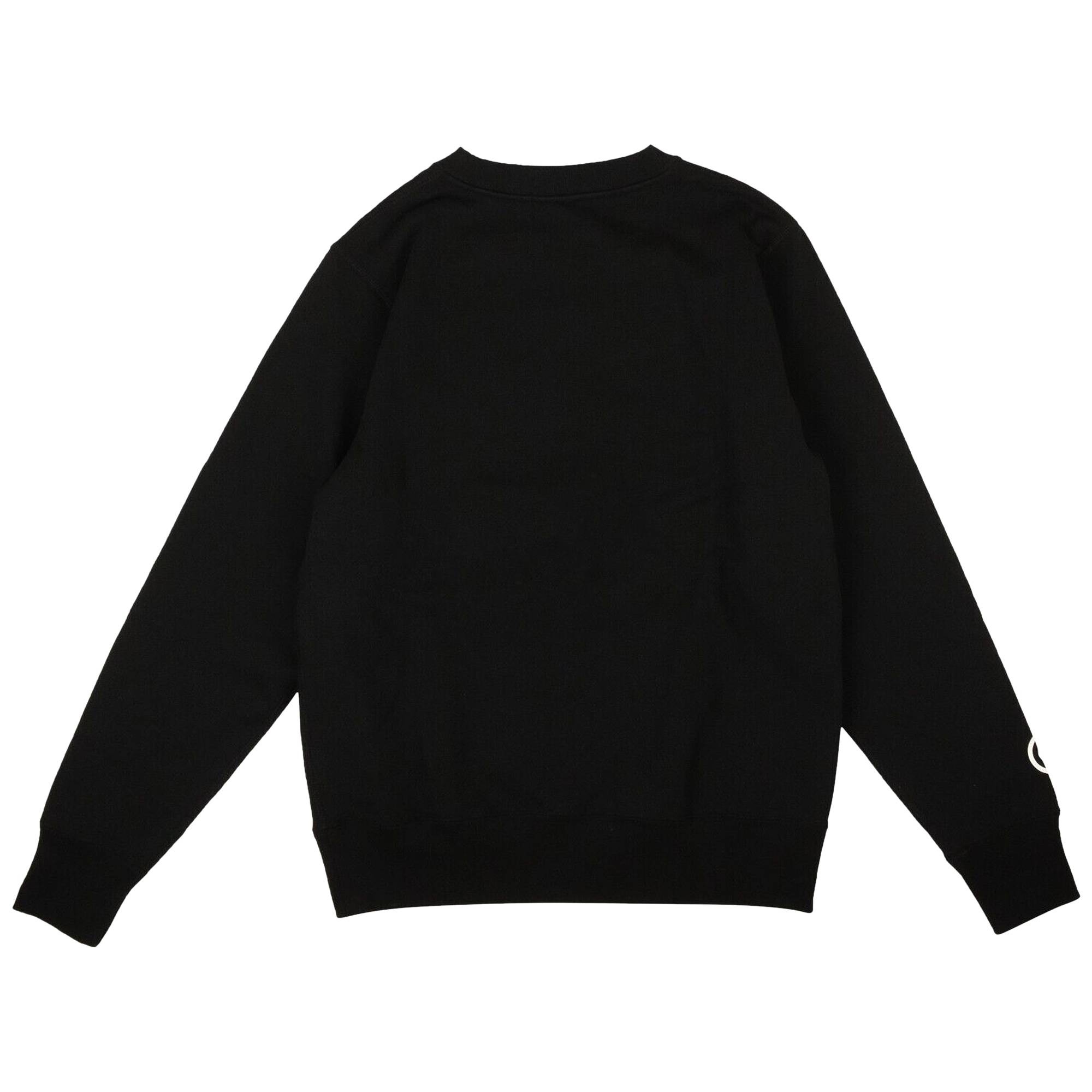 BAPE Shark Embroidery Crewneck Sweater 'Black' - 2