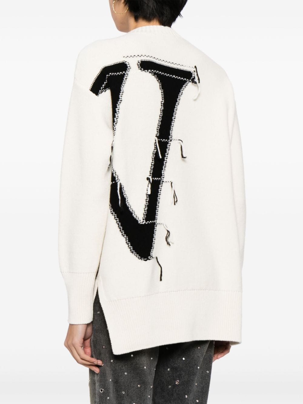 Ow maxi logo jumper - 8