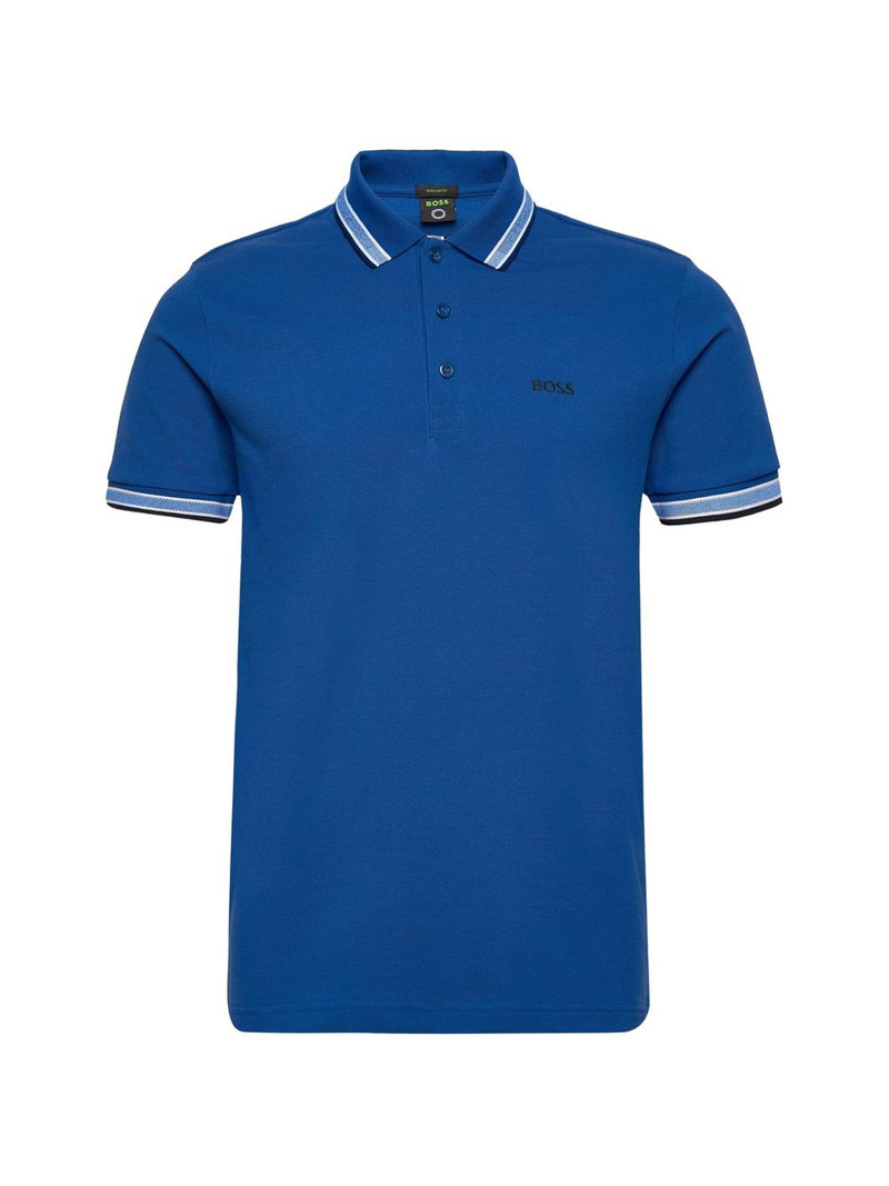 contrast-trim polo shirt 1