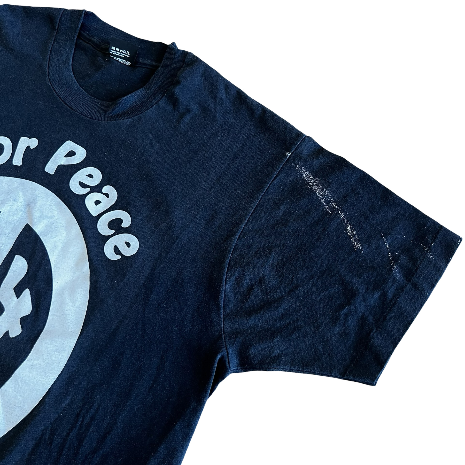 Final Blow - Vintage 80s 3 for Peace T-Shirt SZ XL - 4